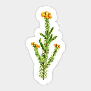 Yellow Flower Sticker